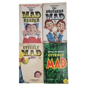 William Gaines Mad Magazine Paperback Book Set Utterly The Brothers